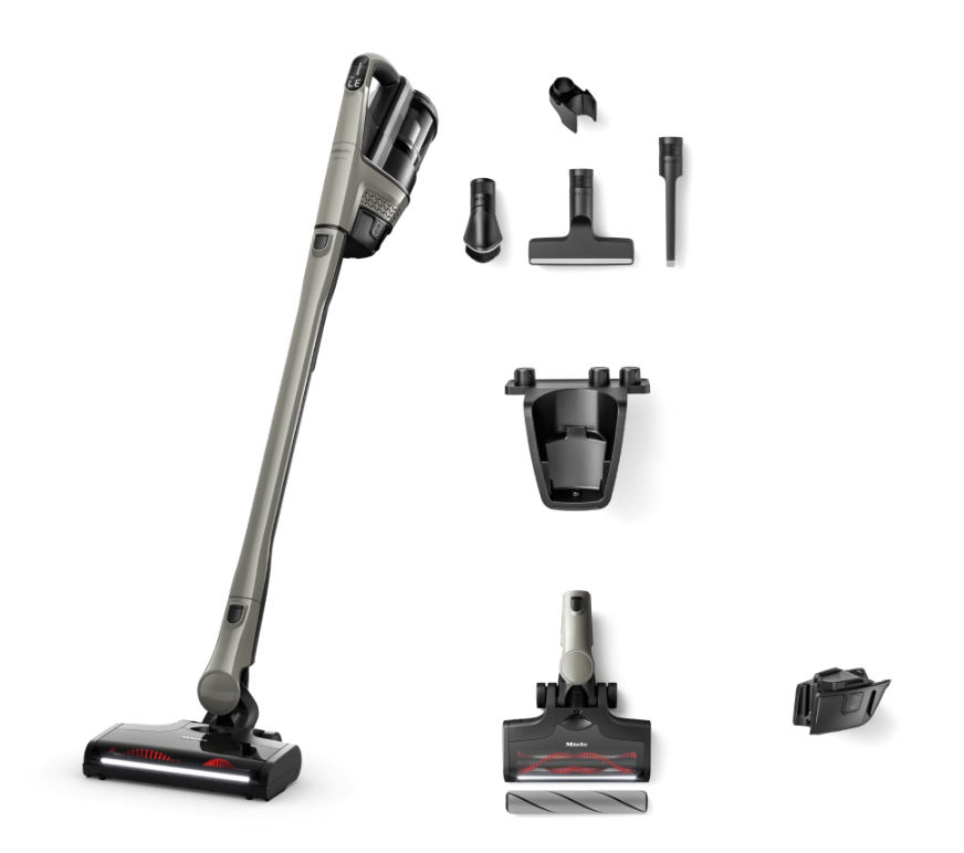 Štapni usisavač MIELE Triflex HX3 Hardfloor (do 70 min, HEPA, 3-u-1, siva boja)