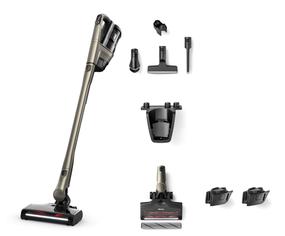 Štapni usisavač MIELE Triflex HX3 Plus (do 140 min, HEPA, 3-u-1, titan boja)