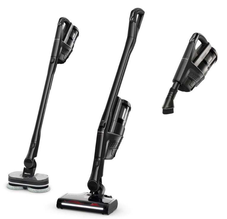Štapni usisavač MIELE Triflex HX3 Plus Aqua (bežični, pranje podova, do 140 min, HEPA, crna boja)-1