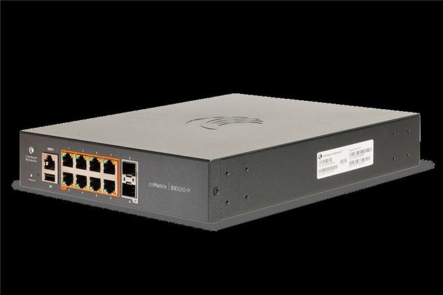 Mrežni switch CAMBIUM cnMatrix EX1010-P (8x 1Gbps PoE+, 2x SFP)