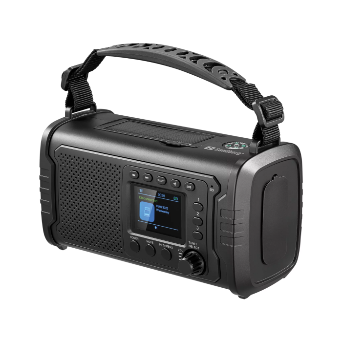 Sandberg Survivor DAB Radio All-in-1 20000 survival radio receiver-1