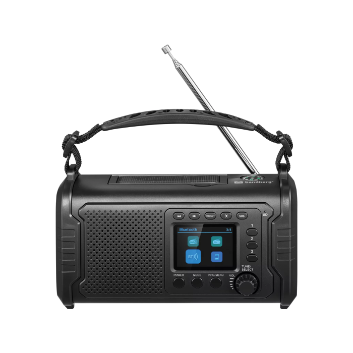 Sandberg Survivor DAB Radio All-in-1 20000 survival radio receiver-2