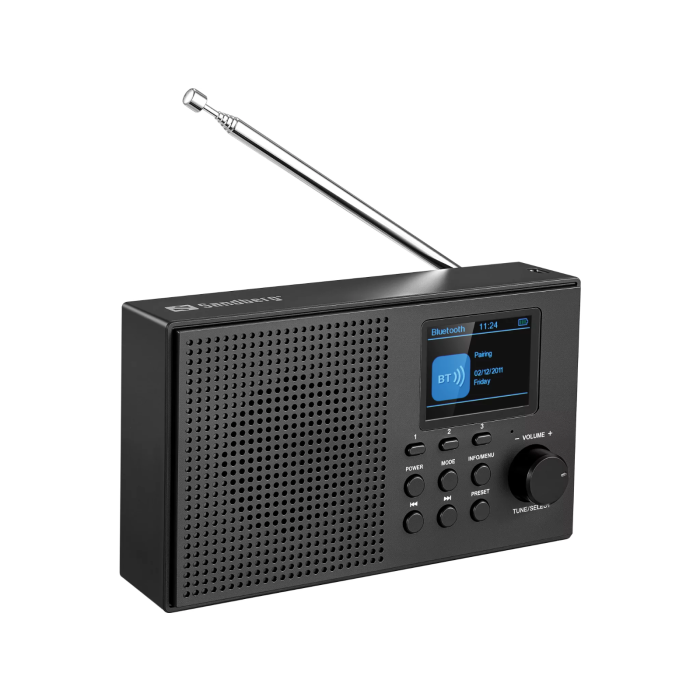 Prijenosni radio zvučnik SANDBERG Speaker Radio DAB+BT Recharge-2