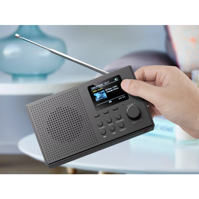 Prijenosni radio zvučnik SANDBERG Speaker Radio DAB+BT Recharge-4