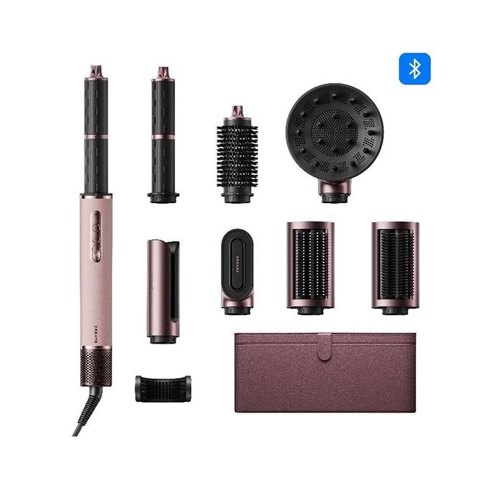 Uređaj za oblikovanje kose DREAME AirStyle Pro HI (1300 W, 110.000 RPM, 8-u-1, roza boja)-0