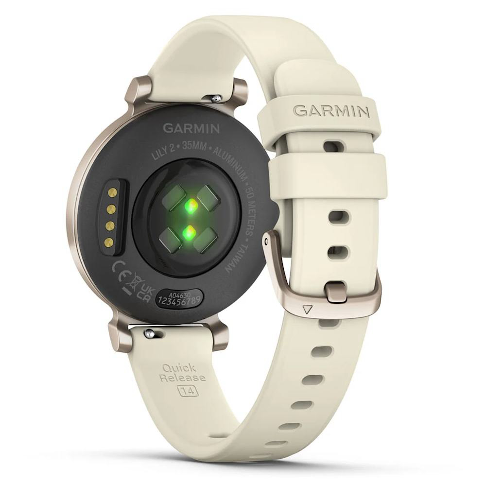 Pametni sat GARMIN Lily 2 Cream Gold/Coconut silikonski remen EURC, 010-02839-70-2