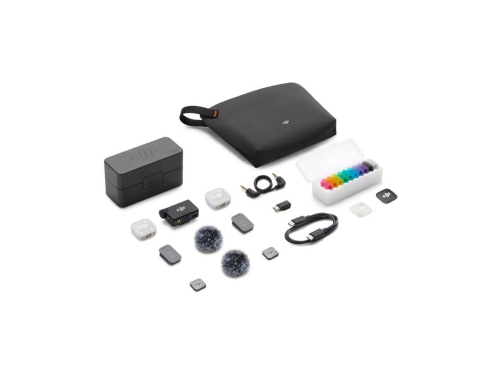 Bežični mikrofon DJI Mic Mini 2 (2 TX + 1 RX + Charging Case, crna boja)-1