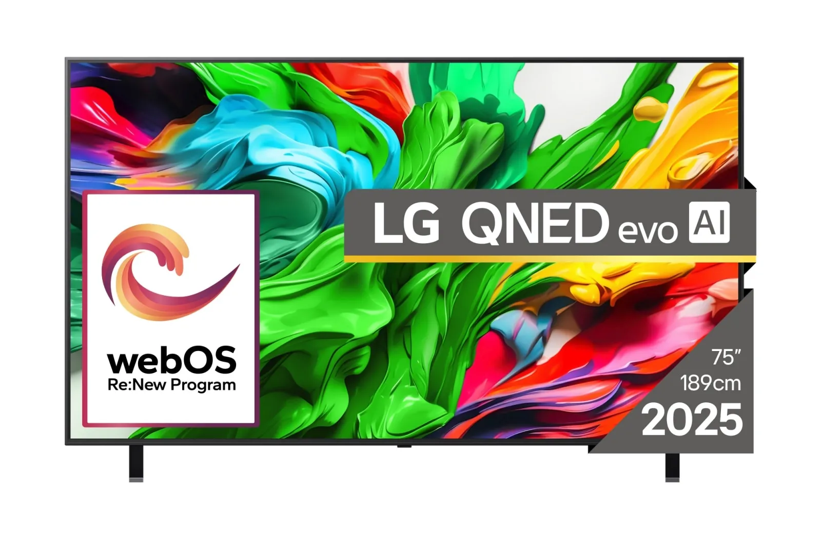 TV LG 75QNED85A3C (75", 4K UHD, QNED MiniLED, α8 AI, HDR10, webOS, crna boja)