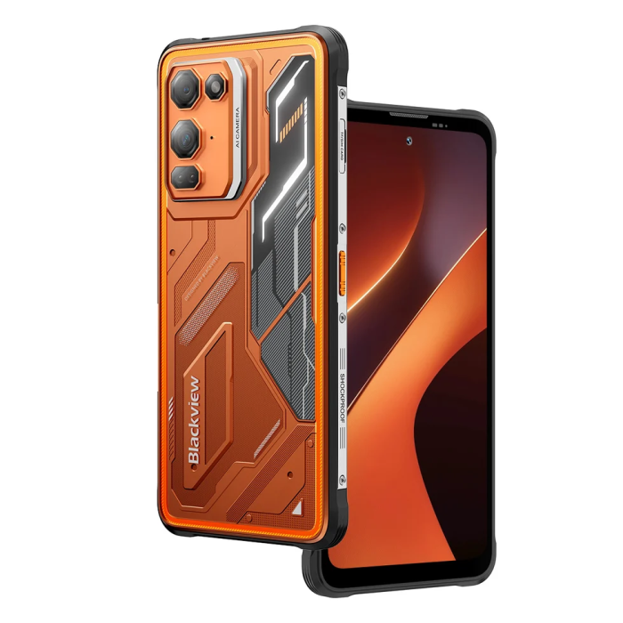Mobitel BLACKVIEW FORT 200, 6,78", 6 GB, 256 GB, 108 MP, narančasta boja-12