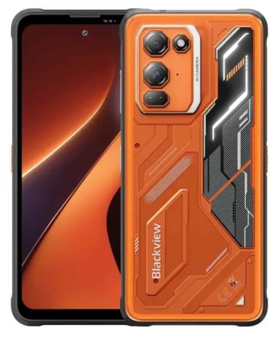 Mobitel BLACKVIEW FORT 200, 6,78", 6 GB, 256 GB, 108 MP, narančasta boja