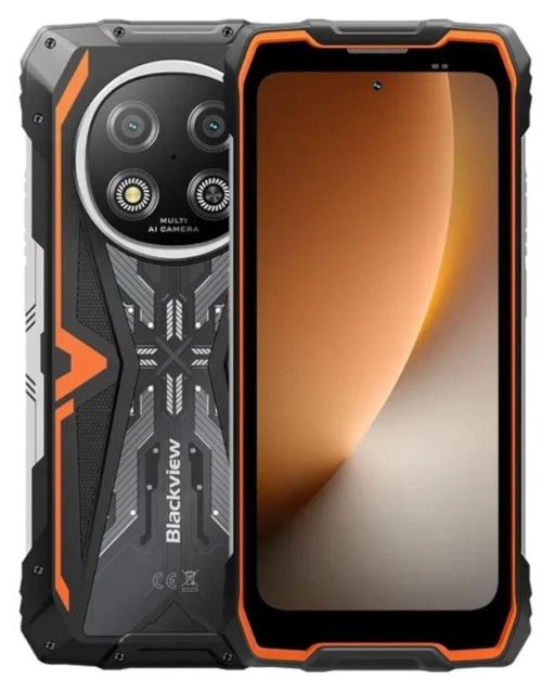 Mobitel BLACKVIEW ROCK 2, 6,67", 12 GB, 256 GB, 16 MP, narančasta boja