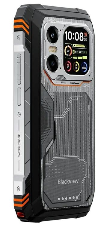 Mobitel BLACKVIEW Xplore 1 (6.78" IPS, 120Hz, Dimensity 7050, 16 GB RAM, 512 GB, 64 MP + 20 MP, 20000 mAh, narančasta boja)-1