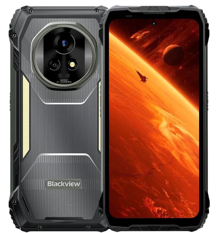 Mobitel BLACKVIEW Xplore 2 (6.73" AMOLED, 120Hz, Dimensity 8300, 16 GB RAM, 1 TB, 50 MP + 20 MP, 20000 mAh, crna boja)