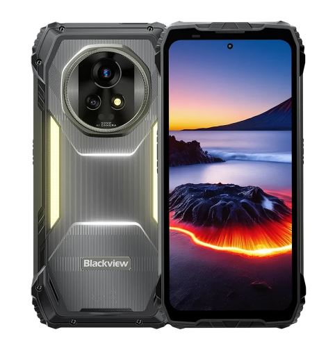 Mobitel BLACKVIEW Xplore 2 Projector (6.73" AMOLED, 120Hz, Dimensity 8300, 12 GB RAM, 256 GB, 50 MP + 20 MP, 20000 mAh, crna boja)