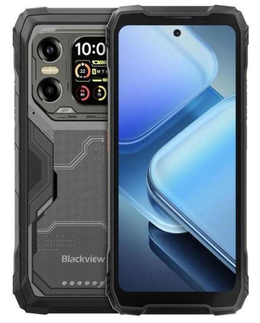 Mobitel BLACKVIEW Xplore X1 (6.78" IPS, 120Hz, Dimensity 7050, 12 GB RAM, 256 GB, 108 MP + 20 MP, 10000 mAh, crna boja)