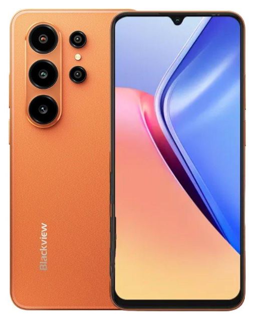 Mobitel BLACKVIEW WAVE 10 (6.88" IPS, 120Hz, Unisoc UMS9230E, 8 GB RAM, 128 GB, 32 MP, 5000 mAh, narančasta boja)