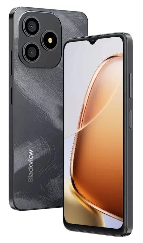 Mobitel BLACKVIEW WAVE 9C (6.56" IPS, Unisoc T603, 4 GB RAM, 128 GB, 13 MP, 5000 mAh, crna boja)