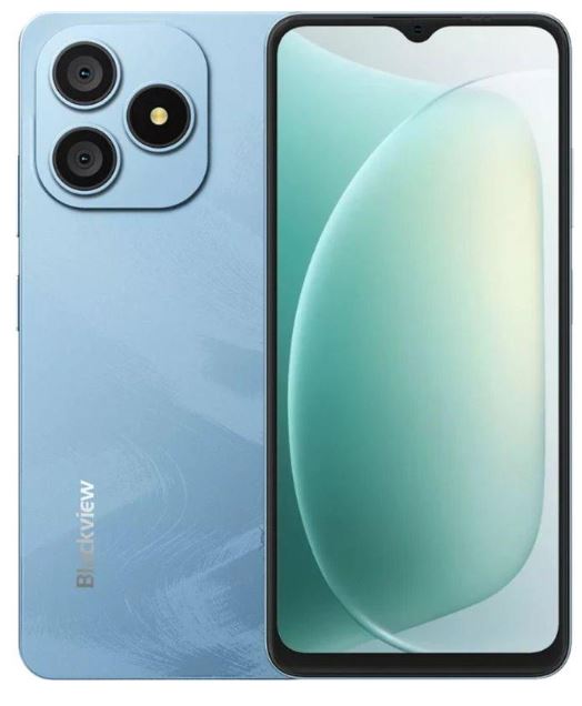 Mobitel BLACKVIEW WAVE 9C (6.56" IPS, Unisoc T603, 4 GB RAM, 128 GB, 13 MP, 5000 mAh, plava boja)