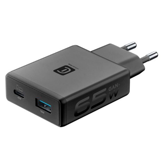Punjač CELLULARLINE, GAN+, Slim, 65W