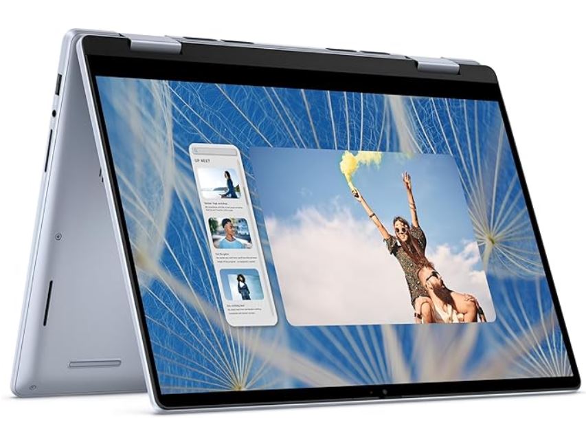 Laptop DELL Inspiron 14 7445 (14", WUXGA, Touchscreen, AMD Ryzen 5 8640HS, 16GB, 512GB SSD, AMD Radeon 760M, Windows 11, Non-HR tipkovnica, Ice Blue)-0