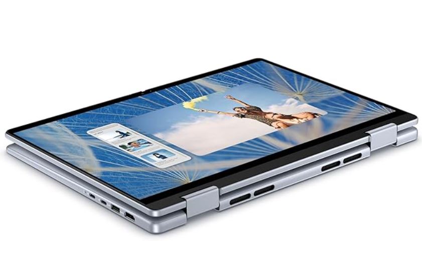 Laptop DELL Inspiron 14 7445 (14", WUXGA, Touchscreen, AMD Ryzen 5 8640HS, 16GB, 512GB SSD, AMD Radeon 760M, Windows 11, Non-HR tipkovnica, Ice Blue)-3