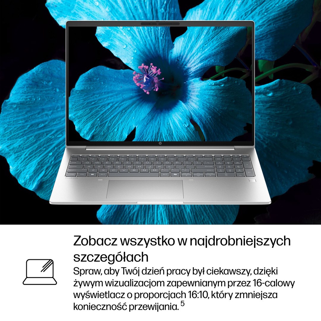 Laptop HP ProBook 4 G1i (16", WUXGA, IPS, Intel Core Ultra 7 255U, 16GB, 512GB SSD, Intel Arc Graphics, Windows 11 Pro, Non-HR tipkovnica, Srebrna)-9