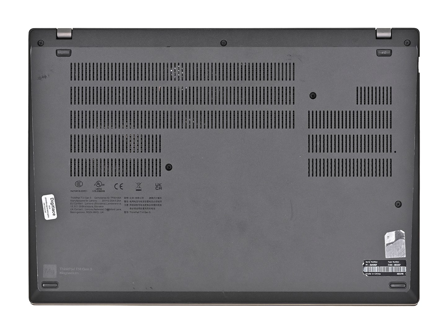 Laptop LENOVO ThinkPad T14 G3 (14", WUXGA, Intel Core i5-1235U, 16GB, 256GB SSD, Intel Iris Xe Graphics, Windows 11 Pro, Non-HR tipkovnica, Crna) - PREPAKIRANO-4
