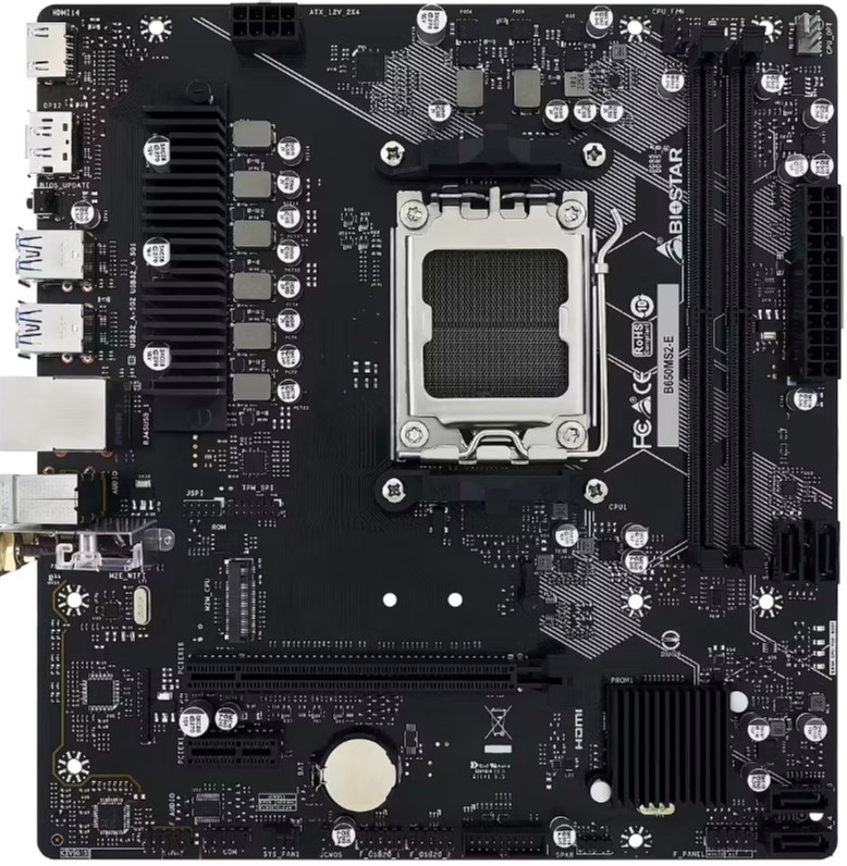 Matična ploča BIOSTAR B650MS2-E (AM5, B650, mATX)-2