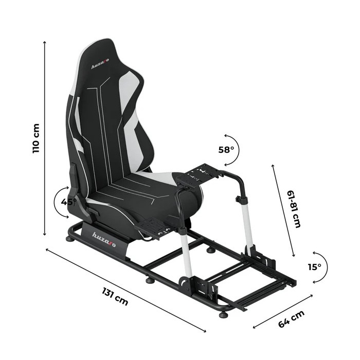 Električni podesivi okvir za stol HUZARO Speed 5.5 crna boja-6