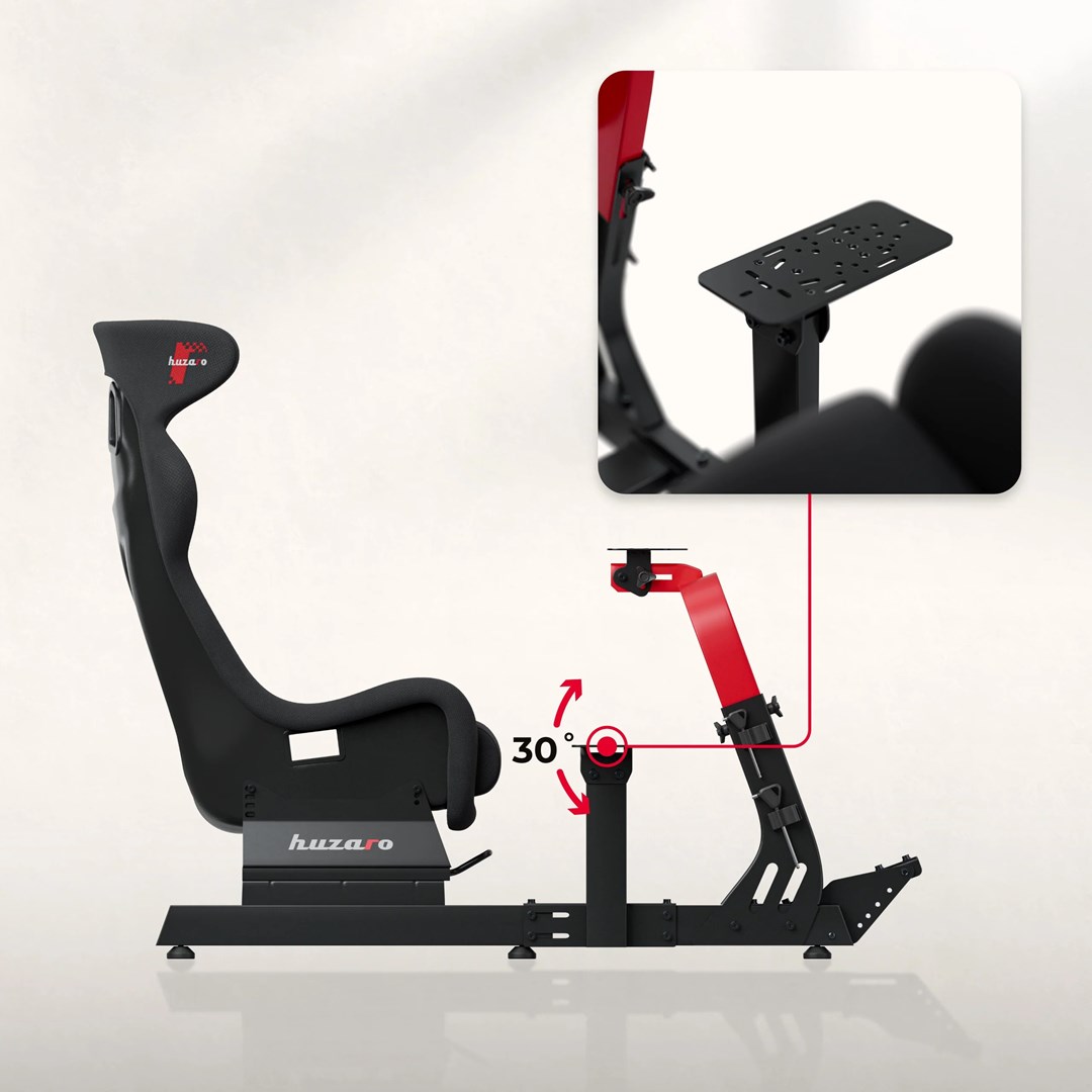 HUZARO Speed 8.3 električni podesivi okvir za gaming stol, crna boja-3