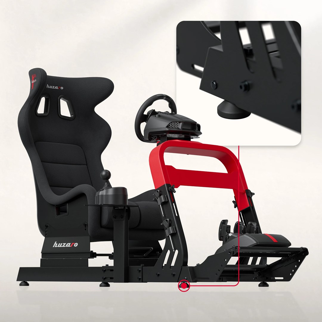 HUZARO Speed 8.3 električni podesivi okvir za gaming stol, crna boja-5