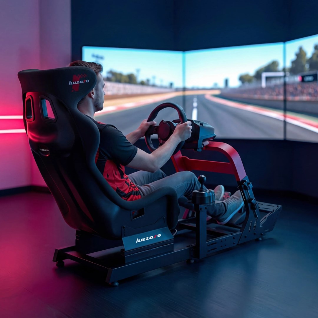 HUZARO Speed 8.3 električni podesivi okvir za gaming stol, crna boja-6