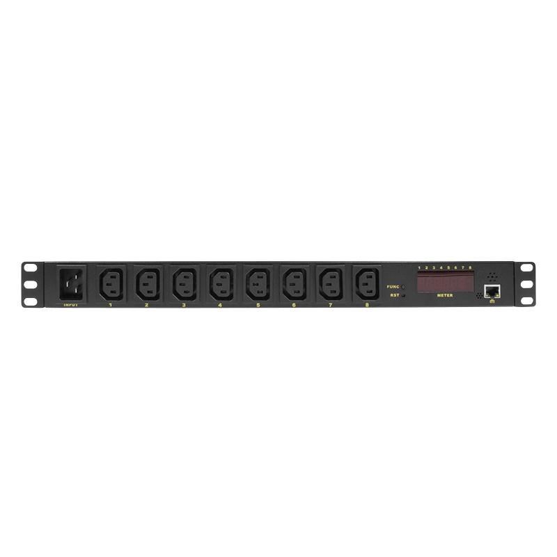 LogiLink PDU8P01 power distribution unit (PDU) 8 AC outlet(s) 1U Black-5