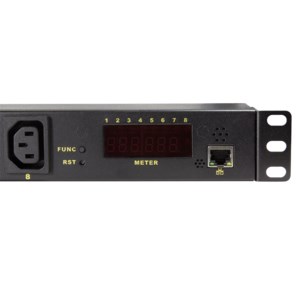 LogiLink PDU8P01 power distribution unit (PDU) 8 AC outlet(s) 1U Black-2