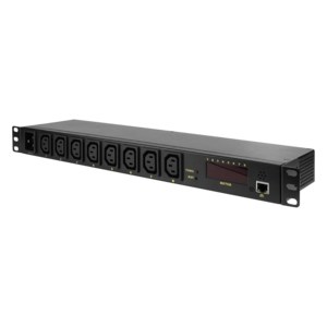 LogiLink PDU8P01 power distribution unit (PDU) 8 AC outlet(s) 1U Black-1
