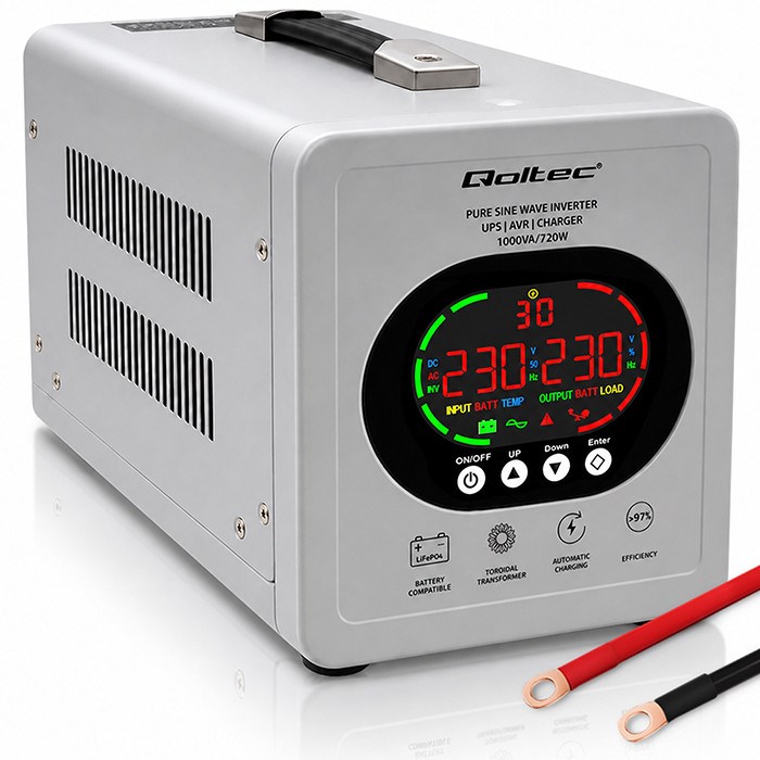 UPS besprekidno napajanje QOLTEC Pure Sine Wave 1000VA/720W