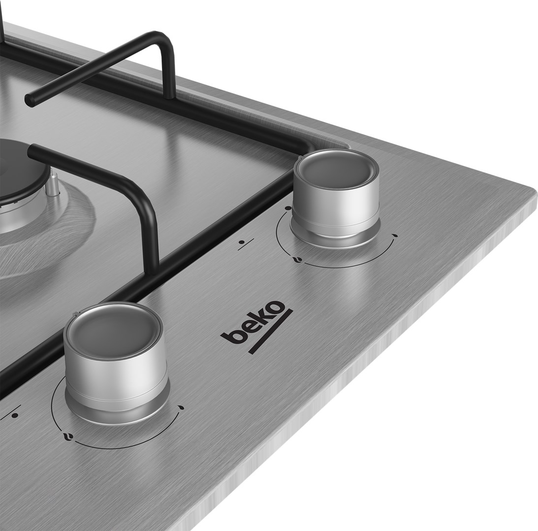 Ugradbena ploča za kuhanje BEKO HDCG 32220 FX (30 cm, 2 plamenika, Inox)-3