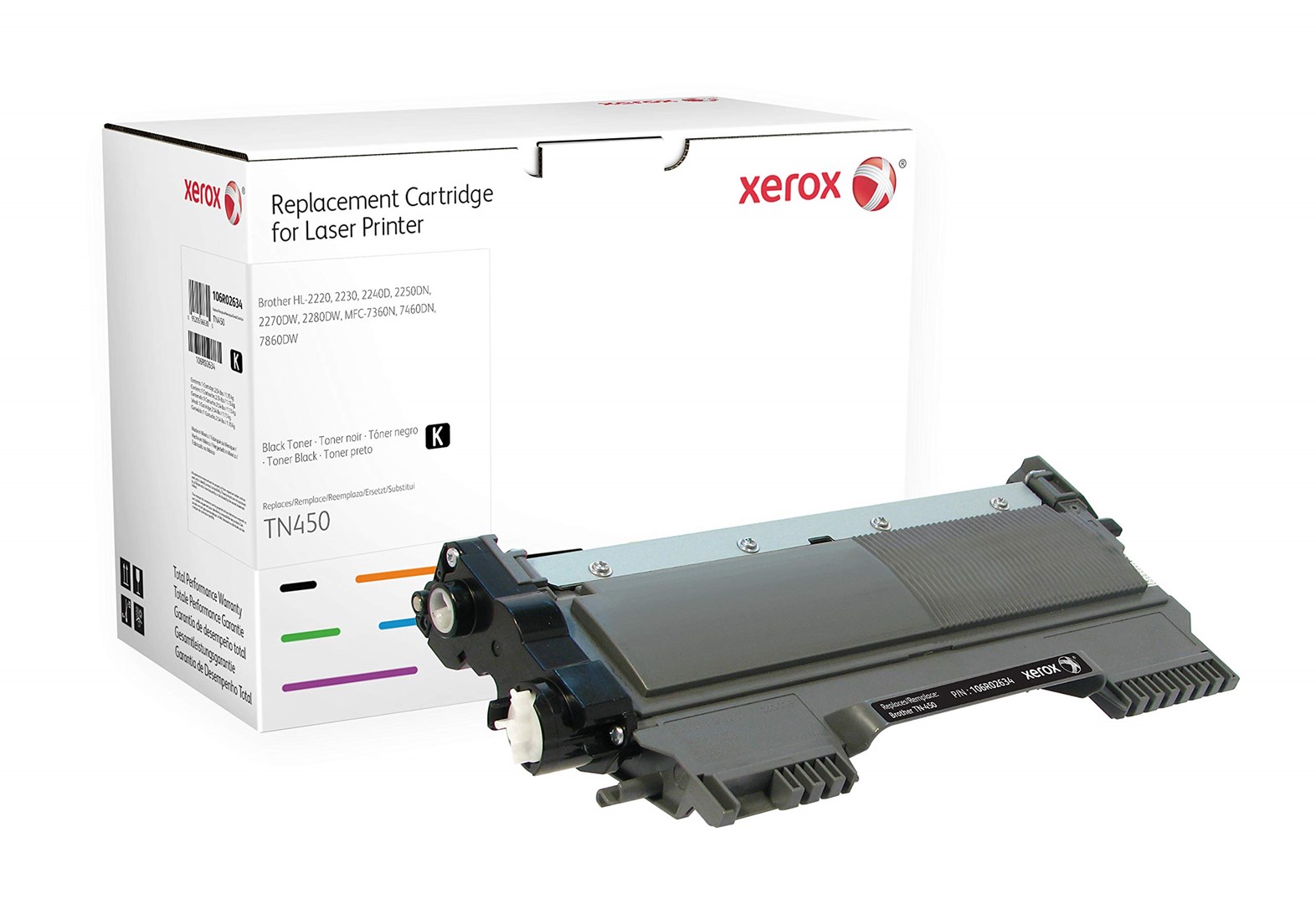Everyday™ Mono Remanufactured Toner by Xerox compatible with Brother TN2220, High capacity-0