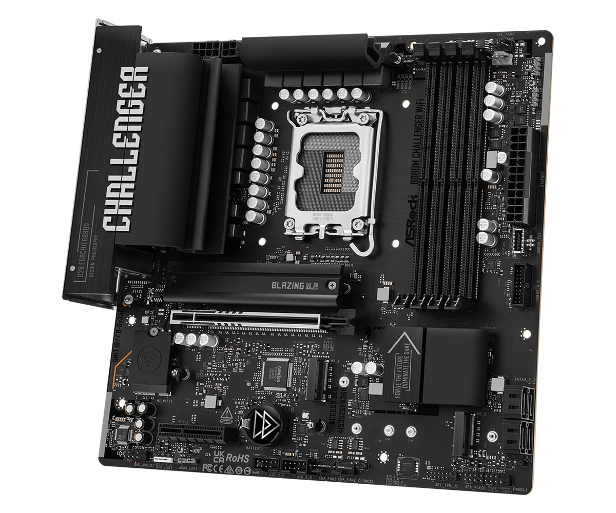 Asrock B860M Challenger WiFi Intel B860 LGA 1851 (Socket V1) micro ATX-5