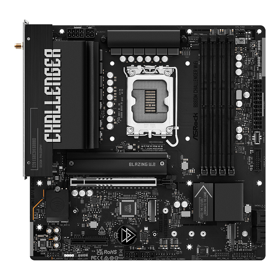 Matična ploča ASROCK B860M Challenger WiFi (B860, LGA1851, mATX)-2