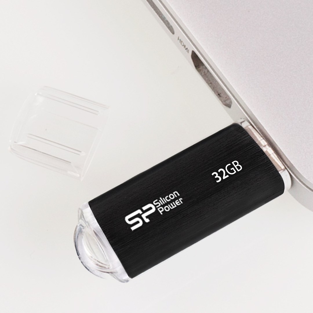 USB flash memorija SILICON POWER Ultima U02 32GB (USB 2.0, crna boja)-4