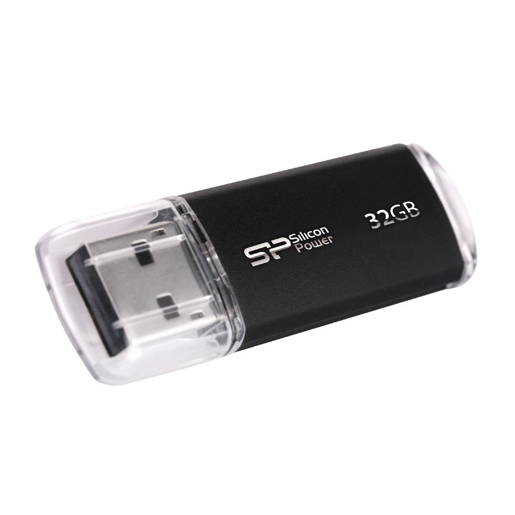 USB flash memorija SILICON POWER Ultima U02 32GB (USB 2.0, crna boja)-1