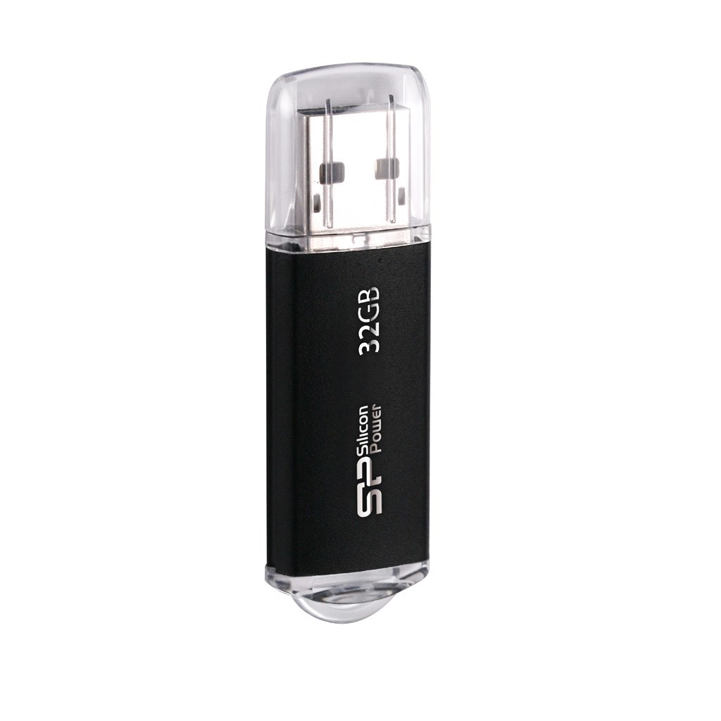 USB flash memorija SILICON POWER Ultima U02 32GB (USB 2.0, crna boja)-0
