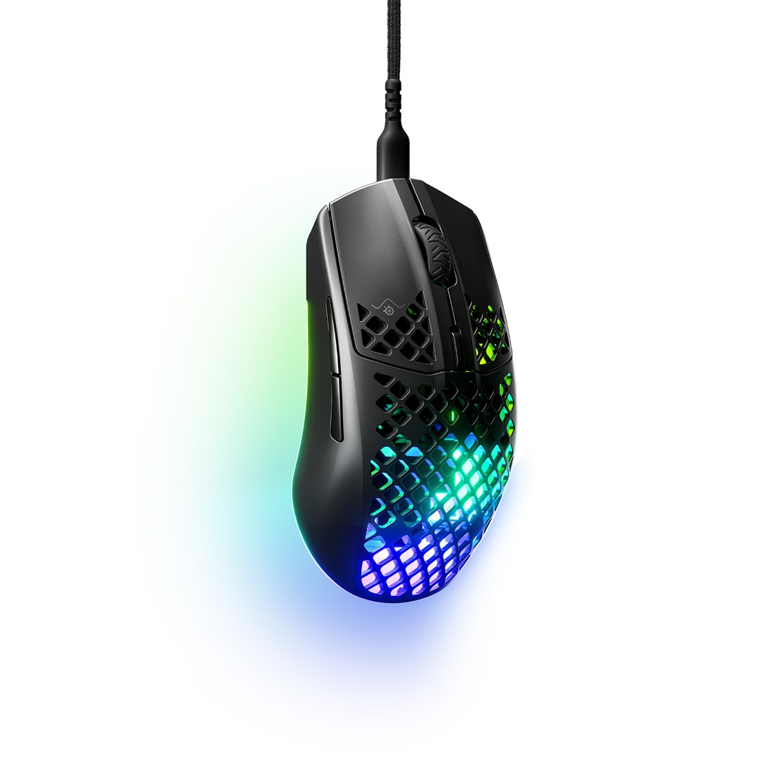 Gaming miš STEELSERIES Aerox 3 (2022) Onyx, žični - Obnovljeni proizvod-2
