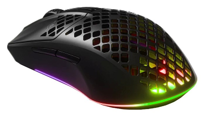 Obnovljeni bežični gaming miš STEELSERIES Aerox 3 Wireless Onyx-0