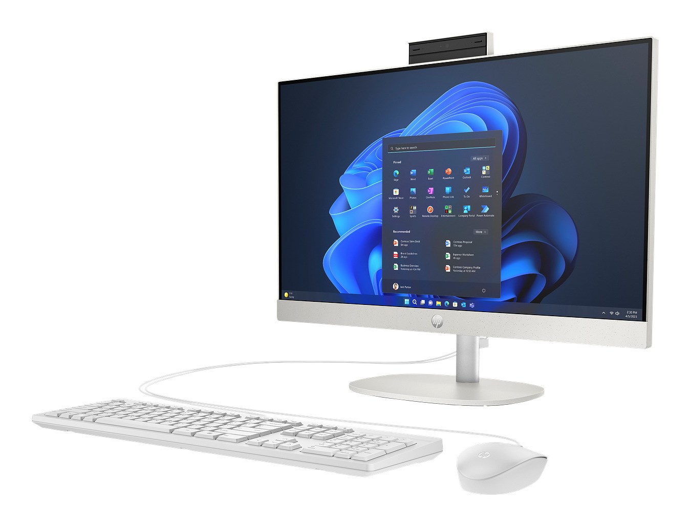 AIO računalo HP ProOne 245 G10 (23.8", IPS, FHD, AMD Ryzen 7 7730U, 16GB RAM, 512GB SSD, AMD Radeon Graphics, Windows 11 Pro)-2
