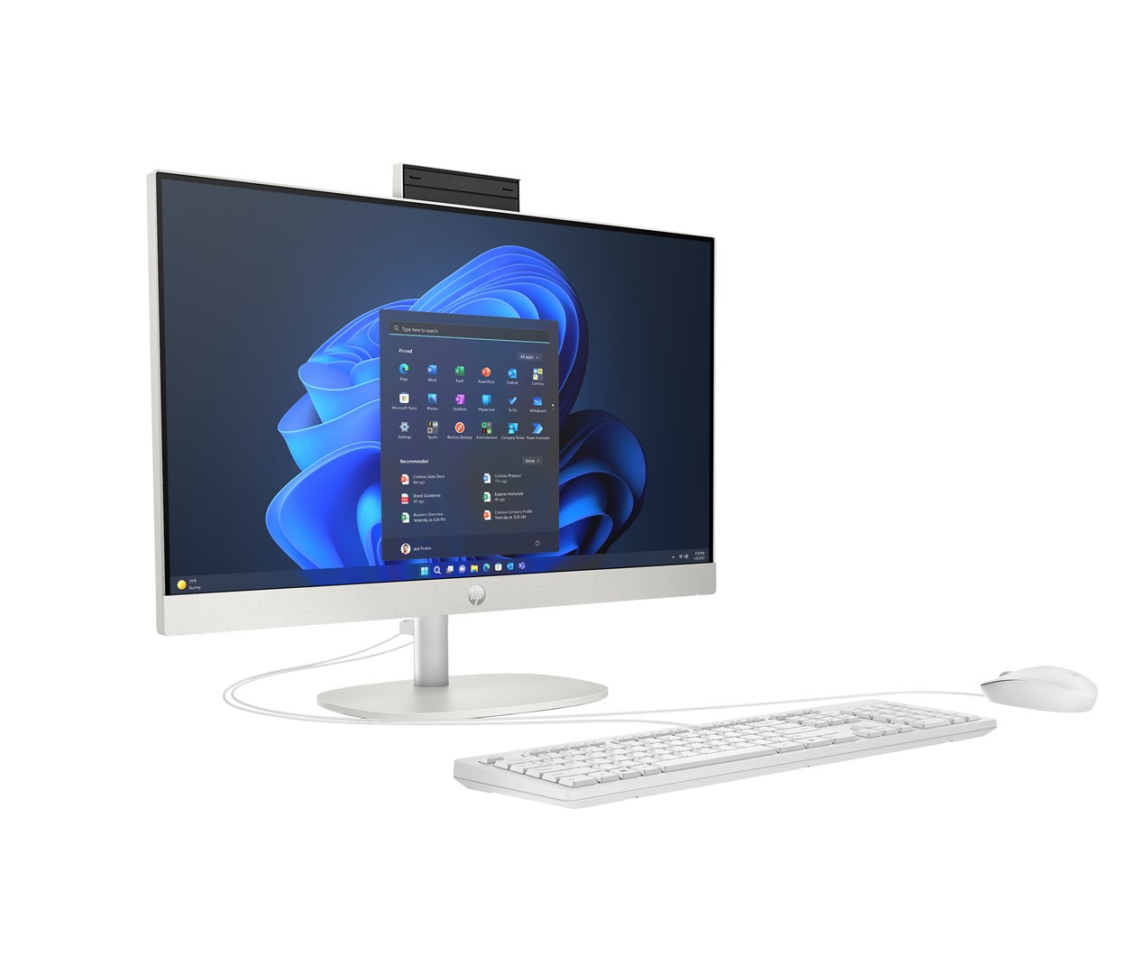 AIO računalo HP ProOne 240 G10 (23.8", IPS, FHD, Intel Core Ultra 5 125U, 16GB RAM, 512GB SSD, Intel Iris Xe Graphics, Windows 11 Pro, crno)-1