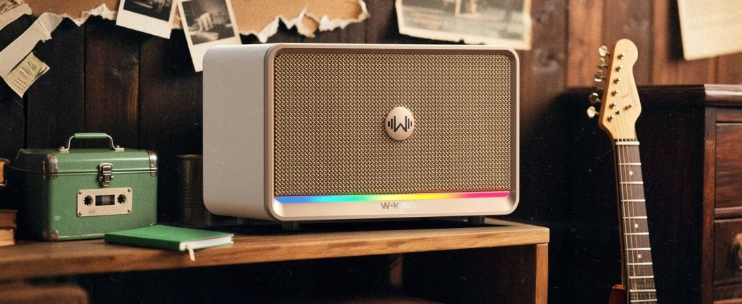 Prijenosni Bluetooth zvučnik W-KING H330 20W (krem boja)-2