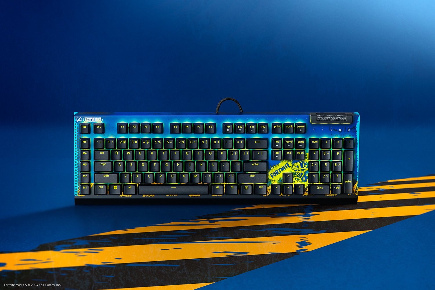 Razer BlackWidow V4 X - Fortnite Edition keyboard Gaming USB US English Black-5