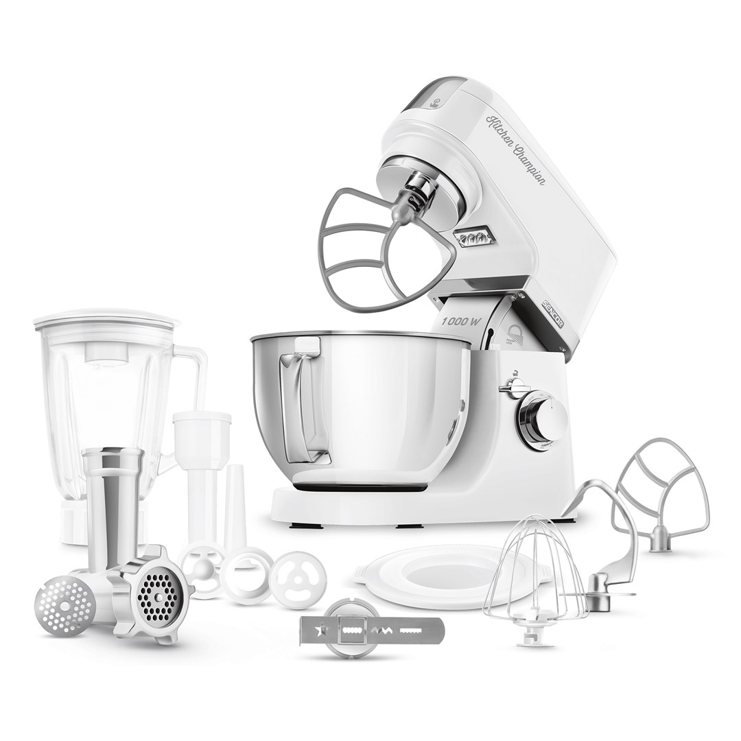 Kuhinjski robot SENCOR STM 6350WH (1000W, 4.5L, vaga) bijela boja-1